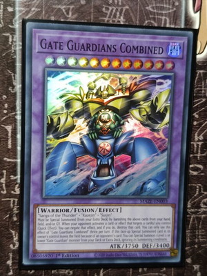 Gate Guardians Combined card like new with Ultra Pro sleeve