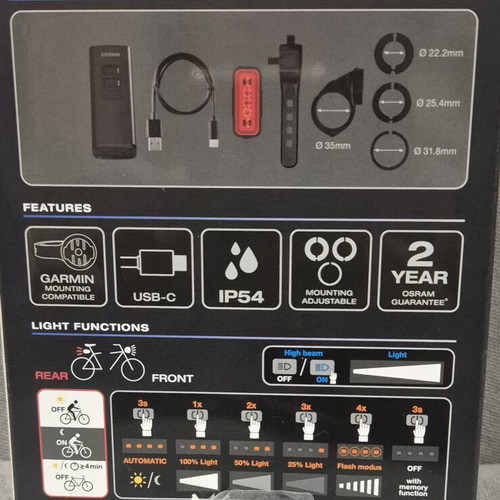 Osram LED Bike Light Set new, top class