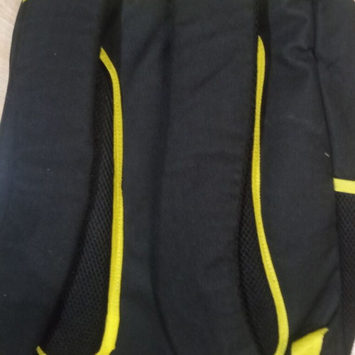 School bag used, emptied from storage