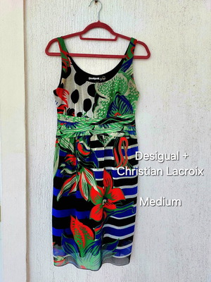 Desigual x Christian Lacroix φόρεμα mesh medium, πολύχρωμο