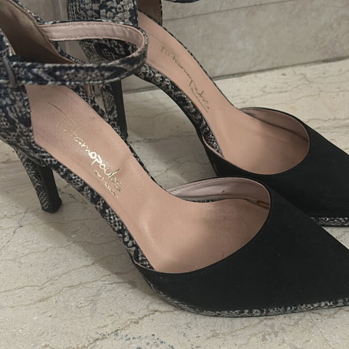 Potamopoulos leather shoes used, size 37 black pumps