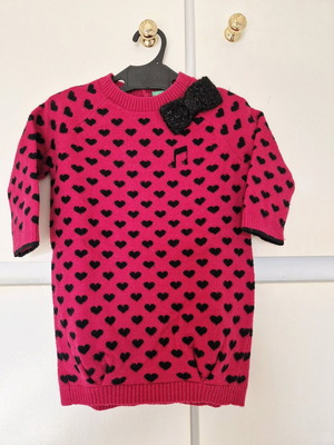 Knitted baby dress United Colors of Benetton like new, size 6-9 months