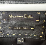 Massimo Dutti Genuine Leather Jacket black medium, like new