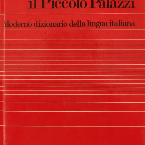 Il Piccolo Palazzi modern Italian dictionary like new