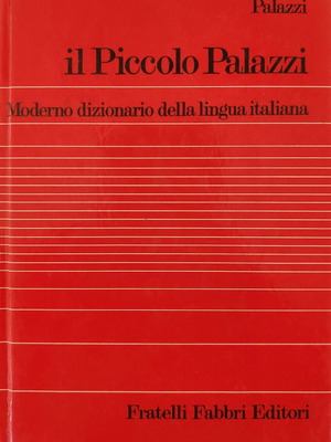 Il Piccolo Palazzi modern Italian dictionary like new