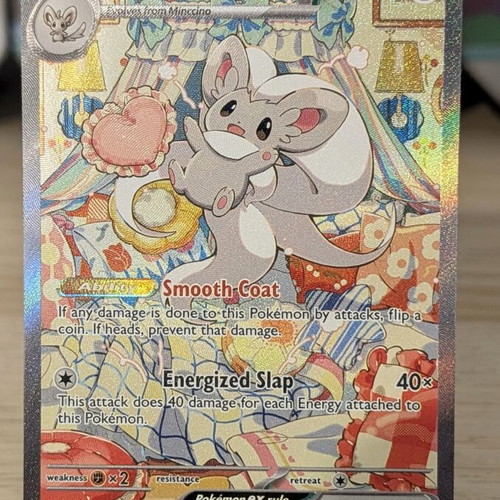 Pokémon Cinccino ex 119/086 Mega Evolution Chaos Rising mint