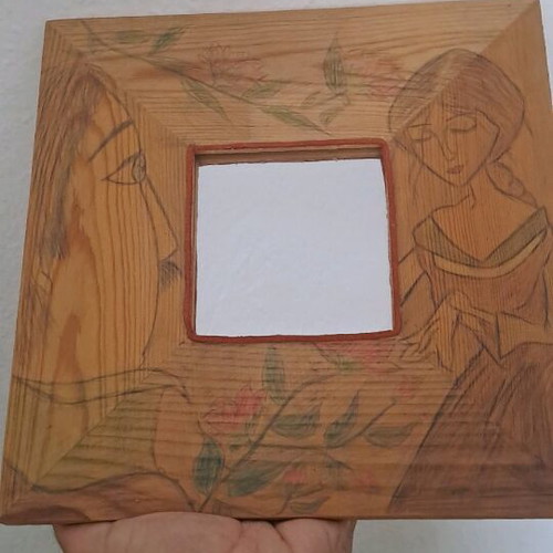 Frame with mirror like new