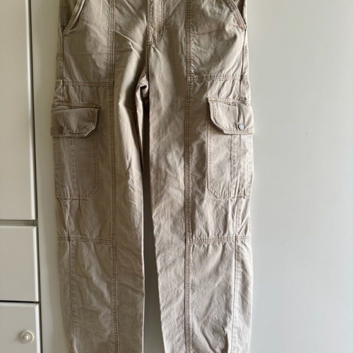 Pull&Bear cargo pants used, size 36, beige