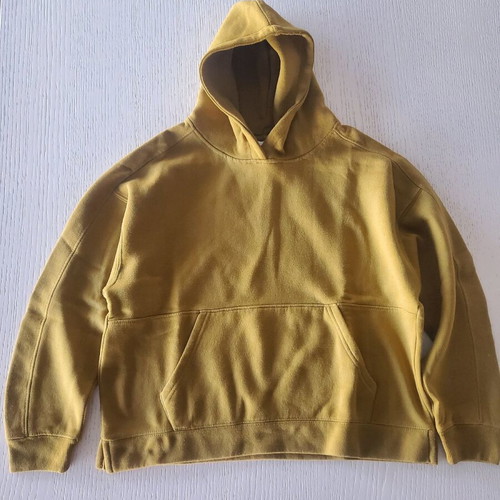 Zara mustard hoodie sweatshirt used