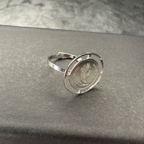 Queen Elizabeth stainless ring new handmade
