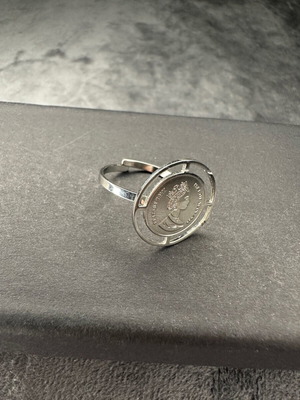 Queen Elizabeth stainless ring new handmade
