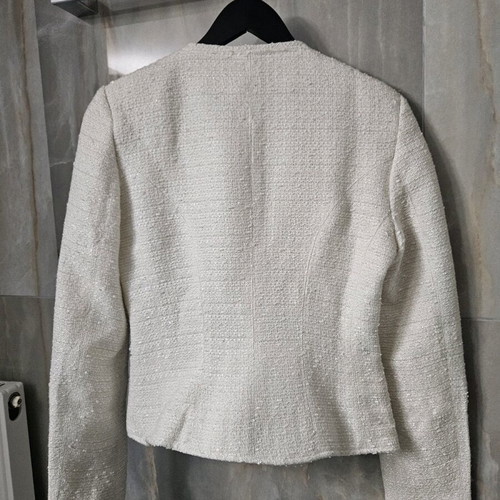 Ice blazer new with tag Calliope, white and silver, size S