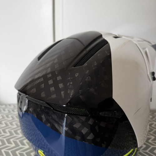 Klim Off-Road Koroyd F5 Vivid Blue Helmet Medium 56-57 with Klim Edge Goggle