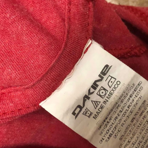 Dakine blouse used, size S, red