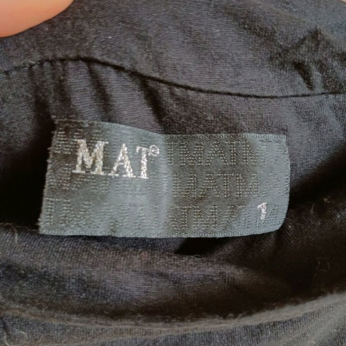 Mat set of three pieces like new, black and gold
