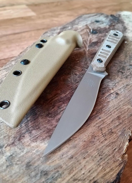 Bastinelli compact recurve blade tactical knife Μαχαίρι camping κυνήγι bushcraft