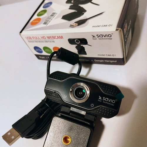 IT Office Bundle with Savio Full HD Webcam, dlinkgo Gigabit Switch and DisplayPort Cable like new