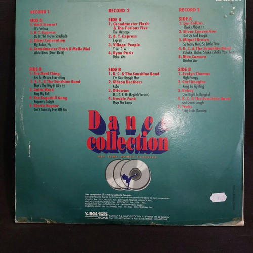 Dance Collection 3LP box set used, All Time Dance Classics