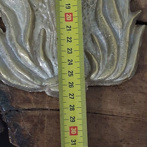 Bronze shield like new, large 30 cm, 2700 grams