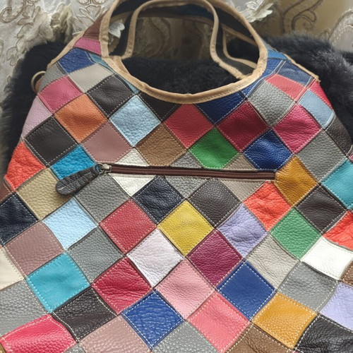 Art Pellearts Niki multicolor leather shoulder bag used