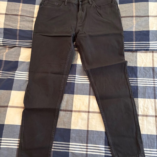 Zara pants no 31 grey elastic velvet fabric new