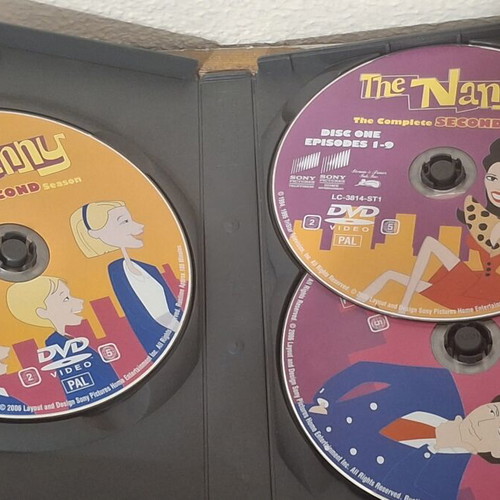 The Nanny DVD set, complete seasons 1, 2 & 3, comedy series