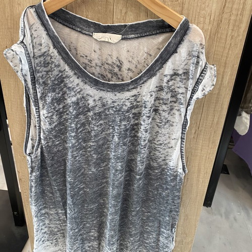 American Vintage sleeveless top like new, organic cotton, size M, grey
