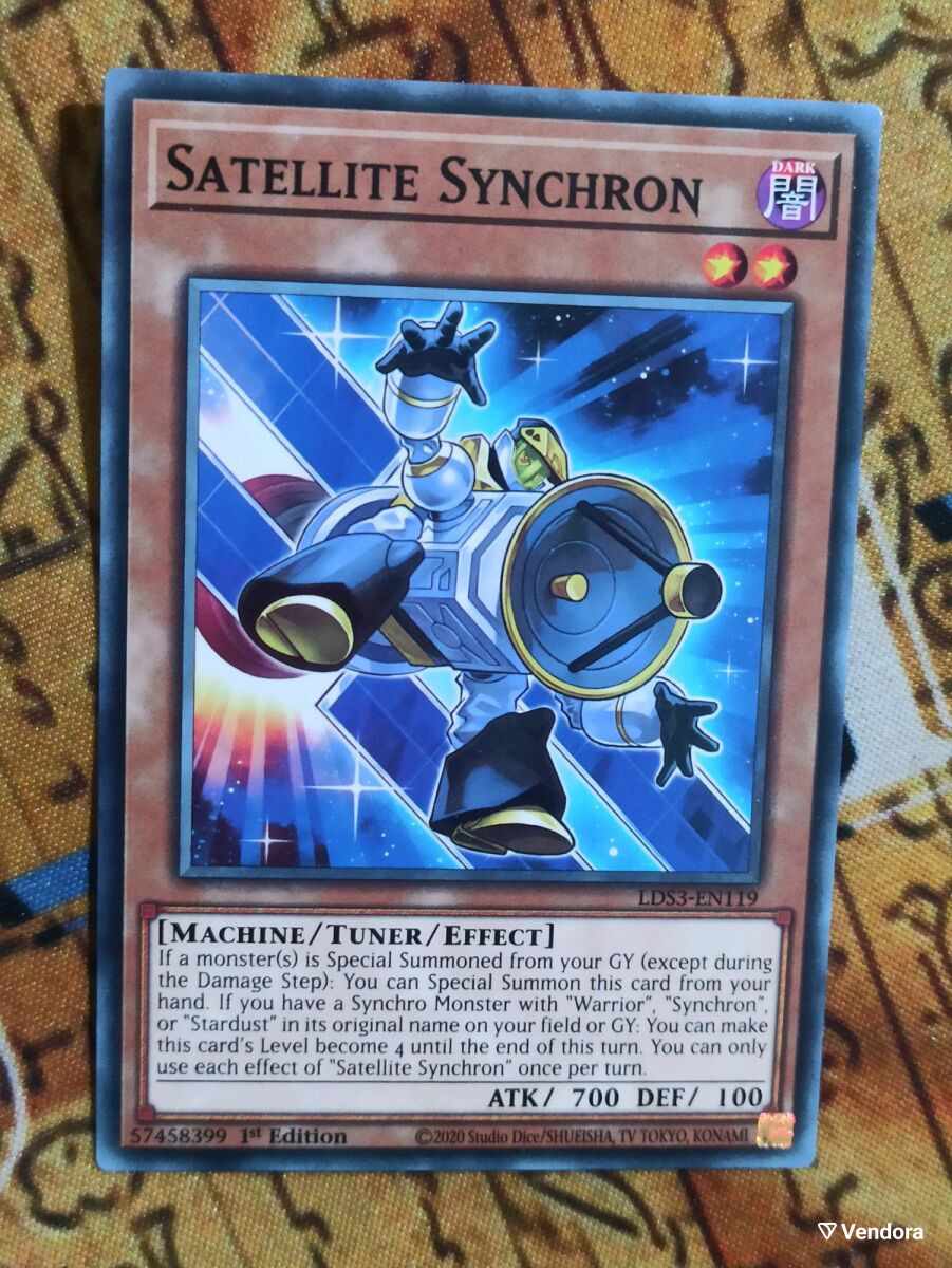 Satellite Synchron Yu-Gi-Oh! card like new - 0,25 - Vendora.cy Satellite Synchron Yu-Gi-Oh! card like new - 0,25 - Vendora.cy