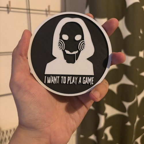 Saw coaster like new, horror fan collectible