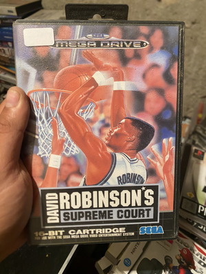 David Robinson's Supreme Court Sega Mega Drive game used