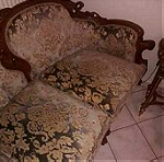  vintage καναπές τετραθέσιος κ δύο πολυθρόνες