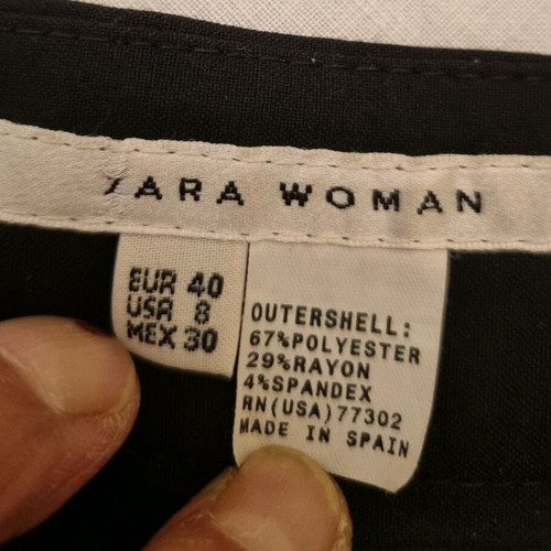 Zara women's pants like new, dark brown, sizes L and XL