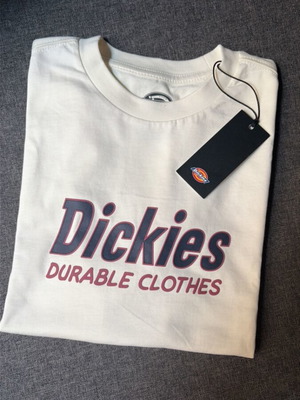 Dickies T-shirt new, white, 100% cotton