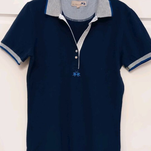 La Martina blouse new, dark blue, size L