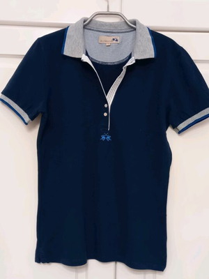 La Martina blouse new, dark blue, size L