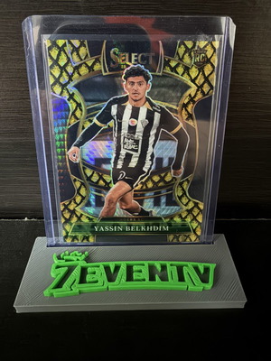 2025-26 Panini Select Ligue 1 Yassin Belkhdim Gold Dragon Scale /10 κάρτα