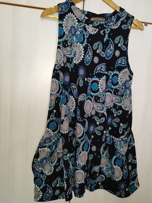 Qed London Floral Sleeveless Winter Dress A-Line