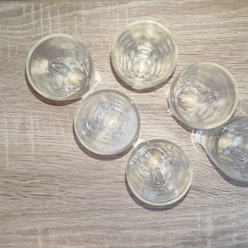 Vintage set of 6 Mavrodafni Cambas glasses, like new