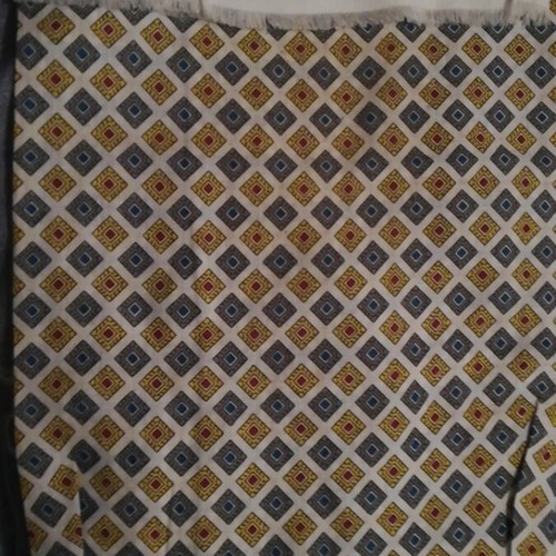 Scarf like new, beige and brown, 130x30