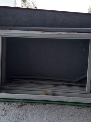 Κουφώματα πλαστικά pvc με ρολά μεταχειρισμένα, πακέτο 4 τεμάχια 2.30x1.30