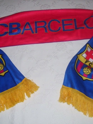 Barcelona scarf and mug new