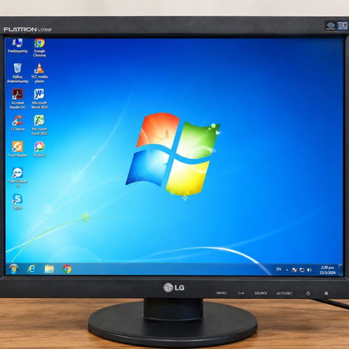 Οθόνη αφής LG Flatron L1730SFN 17 ιντσών σαν καινούργια, περιστρεφόμενη