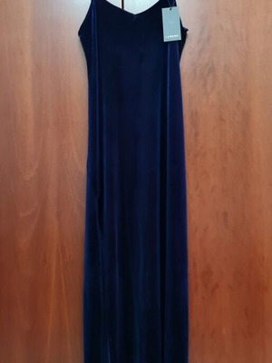 Velvet dress Funky Buddha medium new, blue