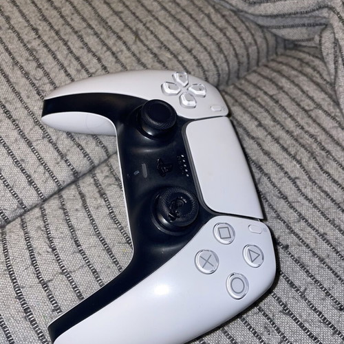 PlayStation 5 Digital Slim Edition like new with 2 white controllers and Fortnite controller