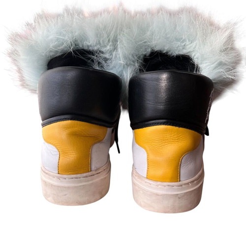 Fendi Karlita sneakers used, size 37, white and black