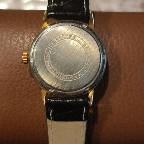 Blazon 17 Rubis gold-plated mechanical men's watch, vintage