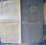  Τραπεζομάντηλο με έξι πετσέτες φαγητού, στο χρώμα της λεβάντας