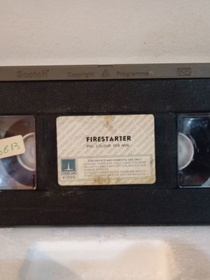 Firestarter VHS video cassette like new with case and subtitles