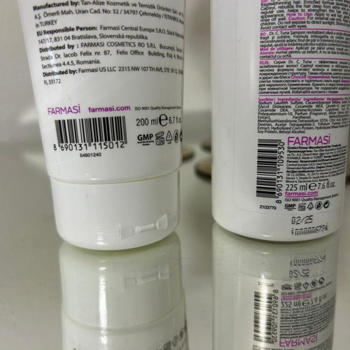 Dr. C. Tuna Vitalizing Hair Mask and Shampoo with Garlic and Capixyl new