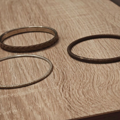 Set of three bracelets